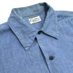 60's US Navy 'Custom Tailored' Chambray Shirt...