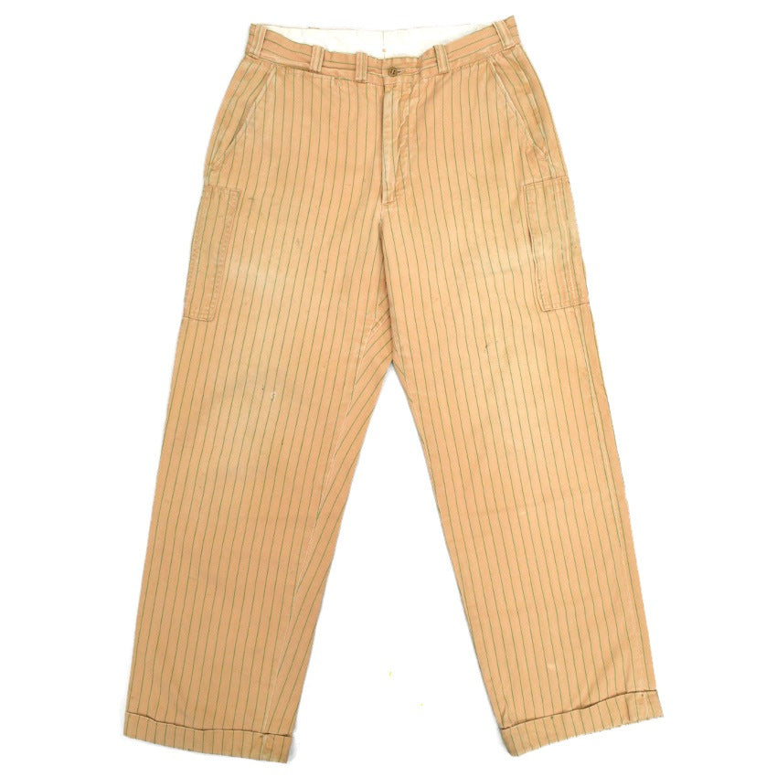 60's 'REVERSIDE MASTERBILT' Coca-Cola HBT Work Pants... 