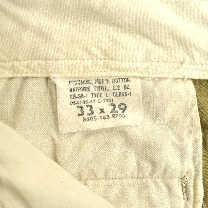 60's US ARMY Chino Trousers... W31 x L28