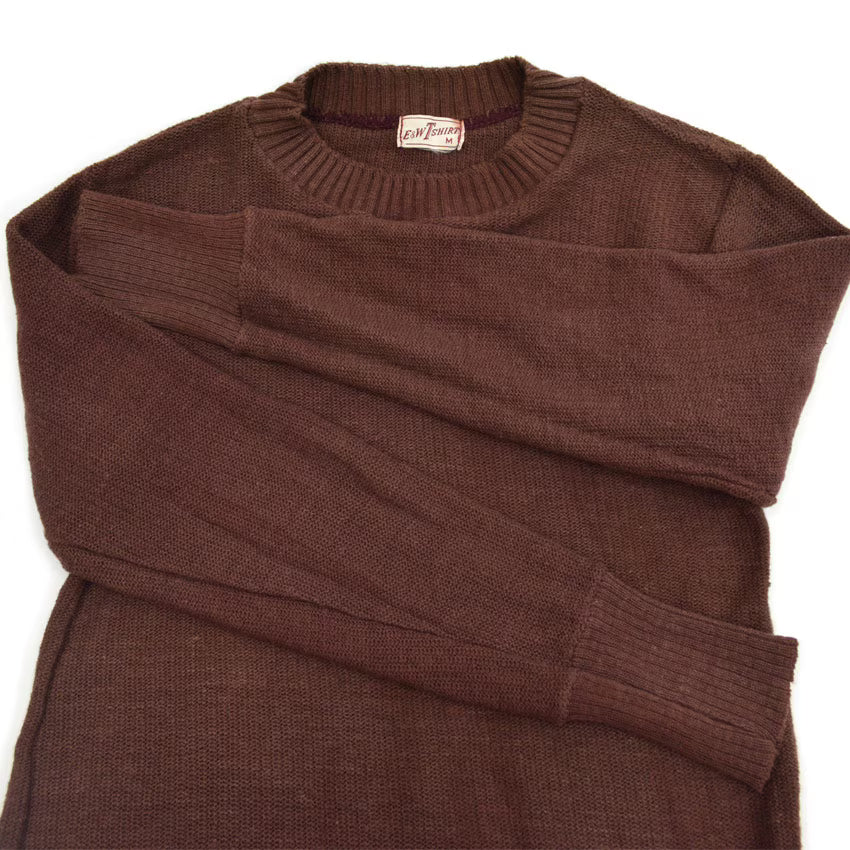 40''s~ E&W COTTON KNIT T-SHIRTS...M