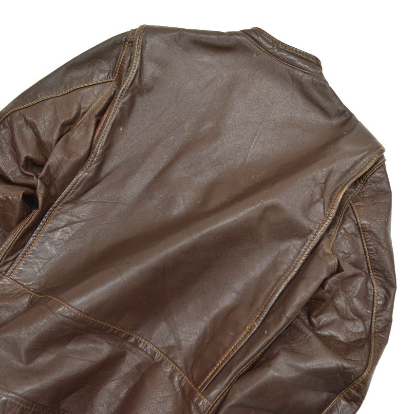 60's BROOKS 'Cafe Racer' SINGLE RIDERS BROWN... 38