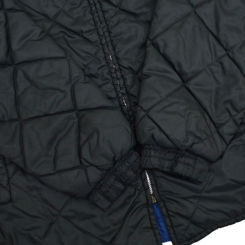 60's McGREGOR Quilted Reversible Jacket, Black... Size M