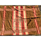c.1920's~ PENDLETON 'ATLANTIC INDIANS' WOOL BLANKET... 152cm×191cm
