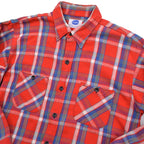 ~60's PILGRIM Flannel Shirt with Gusset... L