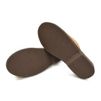 Unused Leather Upper Slippers... Size 9