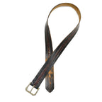 50's PENNEY'S TOWNCRAFT COWHIDE Belt with Brass Buckle...