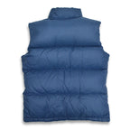 80's THE NORTH FACE Brown Tag Down Vest Navy ... XS