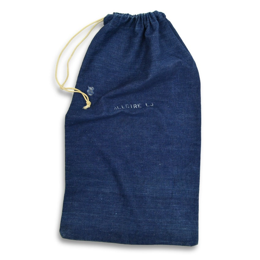 ~40's USNAVY ww2 DENIM BAG...68cm×37cm