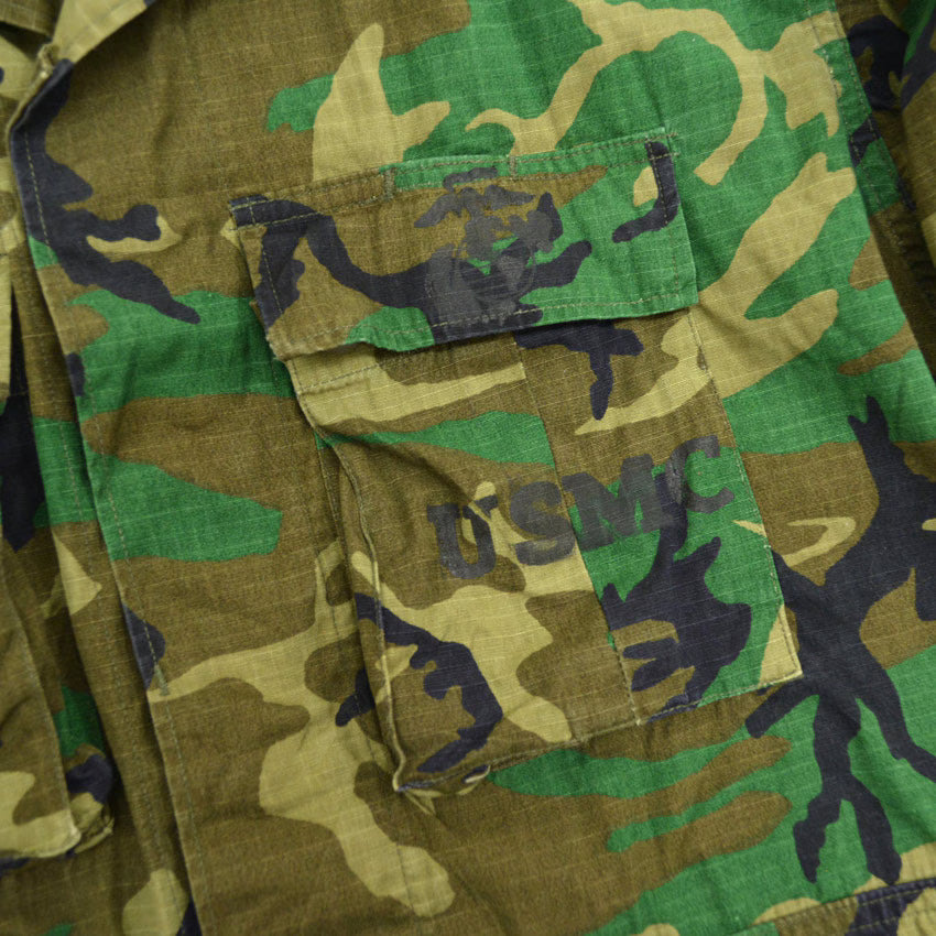80's USMC LC-1 Leaf BDU Jacket... Small-Short