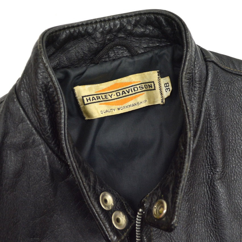 60's HARLEY DAVIDSON Single Rider's Jacket... Size 38