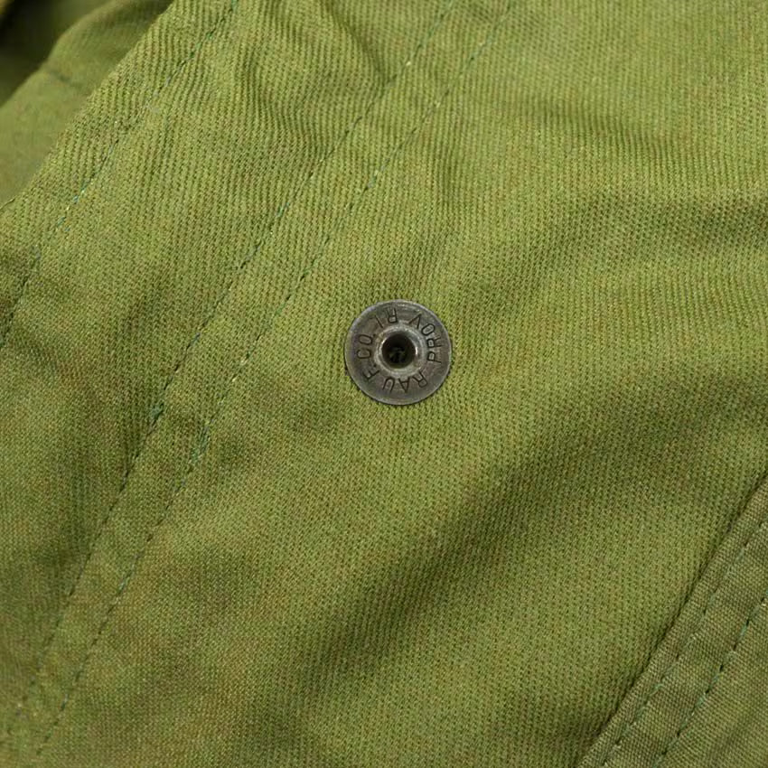 80's Deadstock USARMY M-65 OD 3rd Brass Zipper ... SR
