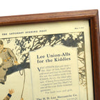 Old 1919's Lee Union-Alls Advertising wood Flamed ...
