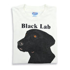 80s Hanes 'Black Lab' Labrador Retriever Dog Print T-Shirt... M