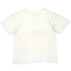 70's Champion Bar Tag Black x White Discharge Print T-Shirt with some distressing... L