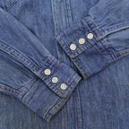 ~70's MONTGOMERY WARD VAT DYED DENIM SHIRTS...L