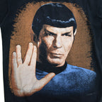 80's~ Changes 'STAR TREK SPOCK' Big Print T-shirt...XL