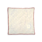 Old Handmade Patchwork Quilt Red & White...52cm×52cm