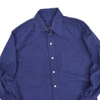 ~70's Small Polka Dots All Cotton Shirt... about S