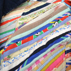 70's Homemade Scrap Quilt Jacket...