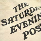 OLD THE SATURDAY EVENING POST DELIVERY BAG... MINT