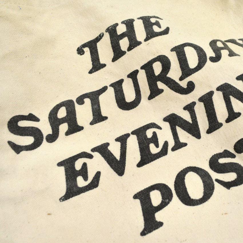 OLD THE SATURDAY EVENING POST DELIVERY BAG... MINT
