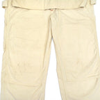 1950s-style PAYDAY PENNEYS off-white overalls with apron...