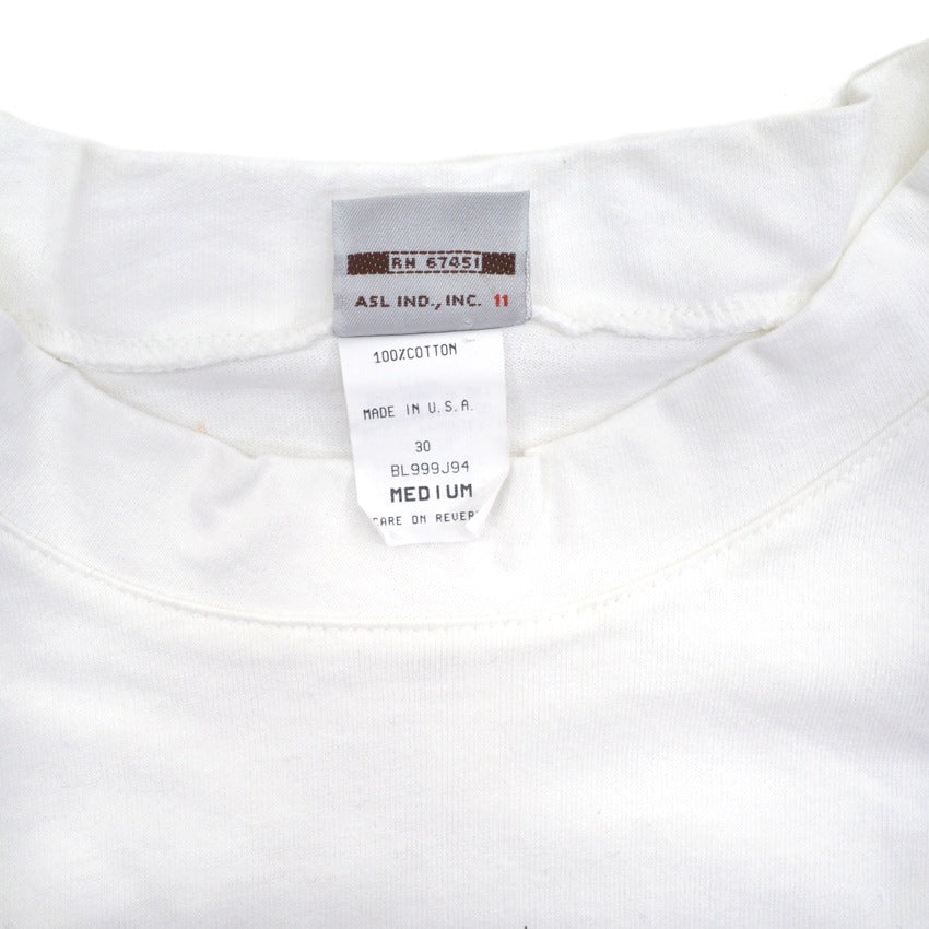 80's Deadstock OCEAN PACIFIC GRAPHIC DROPTAIL TEE...M