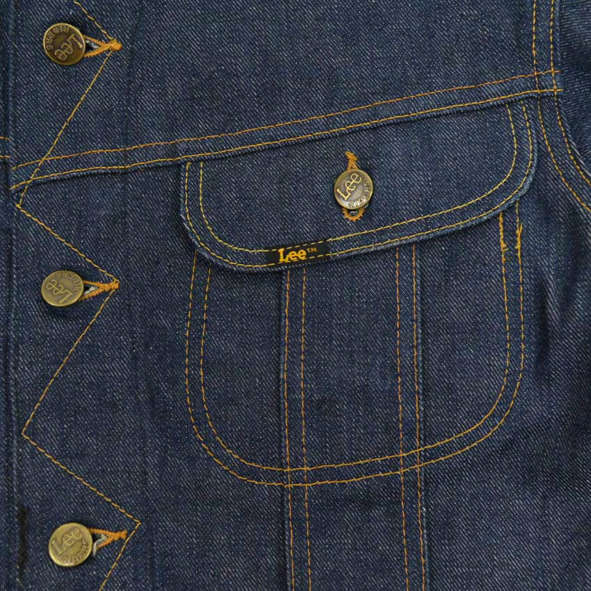 70's Deadstock Lee 220 Denim Jacket Indigo... 40