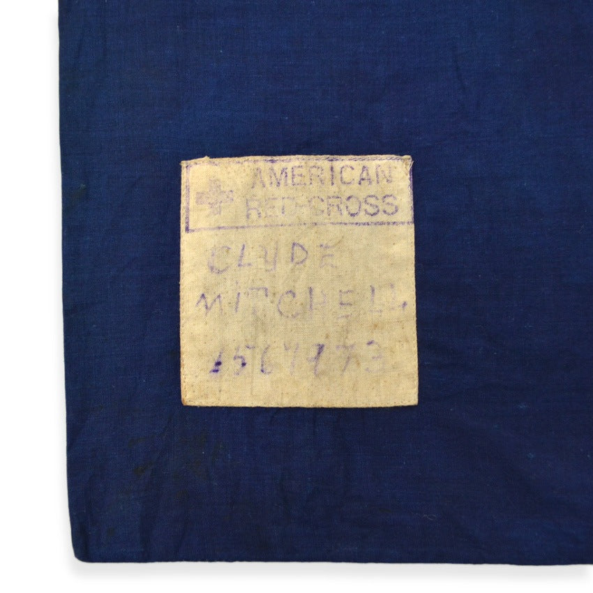 AMERICAN RED CROSS ww1 INDIGO COTTON DITTY BAG...