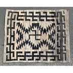 Circa 1920's Early Navajo Rug Whirling Logs Swastika 3 ...