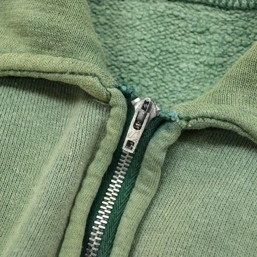 ~60's Faded Color Half Zip Sweatshirt...