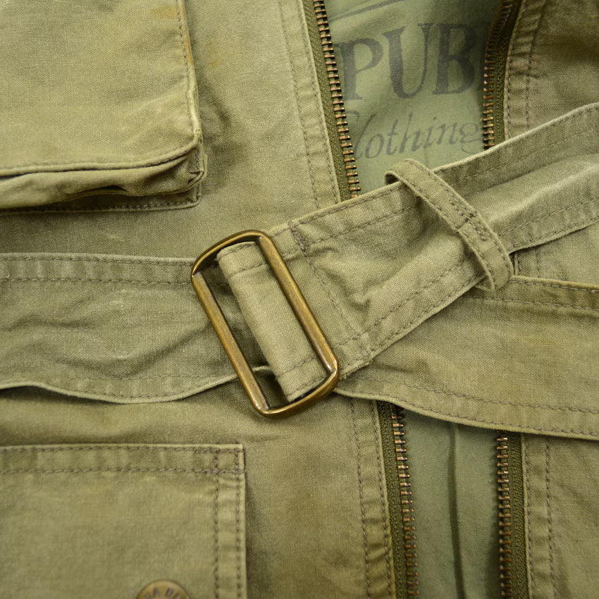 80's BANANA REPUBRIC TRAVEL & SAFARI PHOTOJURNALIST JACKET...S