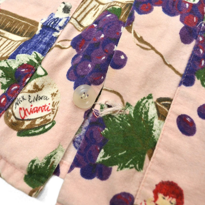 1990's~ Nick & Nora Flannel Pajama Shirt I love Lucy... XS