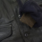 1930's H&L BLOCK HORSEHIDE CAR COAT...