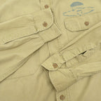 1950's PENNEY'S BIGMAC US SMOKE JUMPERS STENCIL POPLIN SHIRT ... M