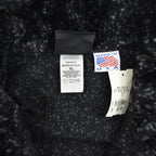 ~2000's DEADSTOCK MAZMANIA BEAR BLACK & PEWTER FLEECE JACKET...XL