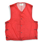 1960's USNAVY FLIGHT DECK CREW VEST RED...L/XL