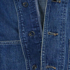 1940's USNAVY WW2 SHAWL COLLAR DENIM JACKET...