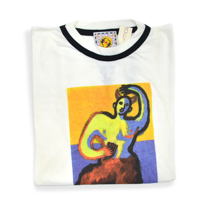 1990's Deadstock CHRISTPHER NEW ``PAN'' Folk Art T-shirt ... XL