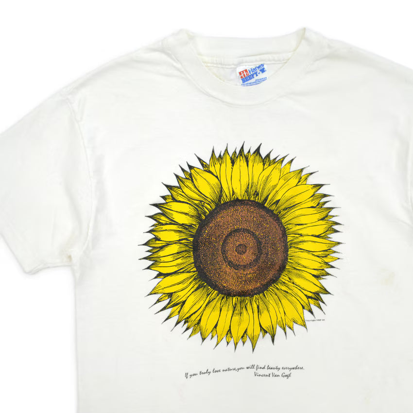 1990's Hanes ゴッホ ひまわり T-shirt ... M