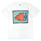 1990's Deadstock FRUIT OF THE LOOM Tomek Wozniak Folk Art T-shirt ... L