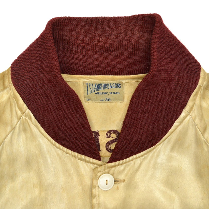 1940's TSLANKFORD & SONS EMBROIDERY SATIN JACKET ... 38