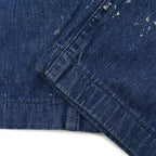 1940's USNAVY WW2 DENIM TROUSERS METAL BUTTON... W32