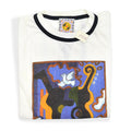 1980's~ Deadstock CHRISTPHER NEW Folk Art T-shirt ... XL