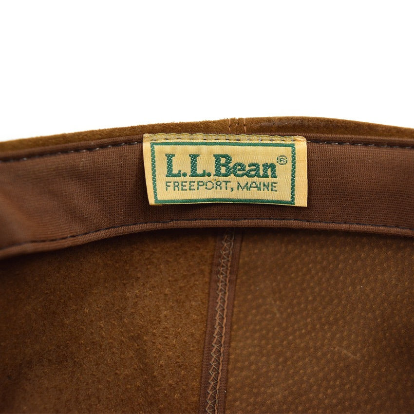 1980's LLBEAN SUEDE LEATHER CAP... LARGE