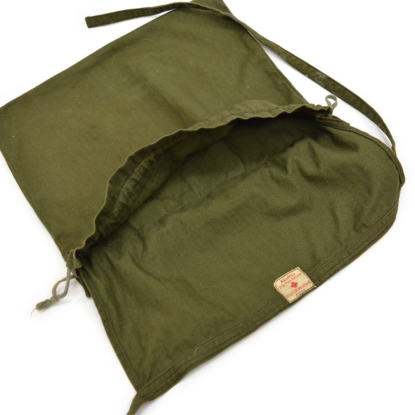 ~40's AMERICAN RED CROSS WW2 HBT APRON BAG...