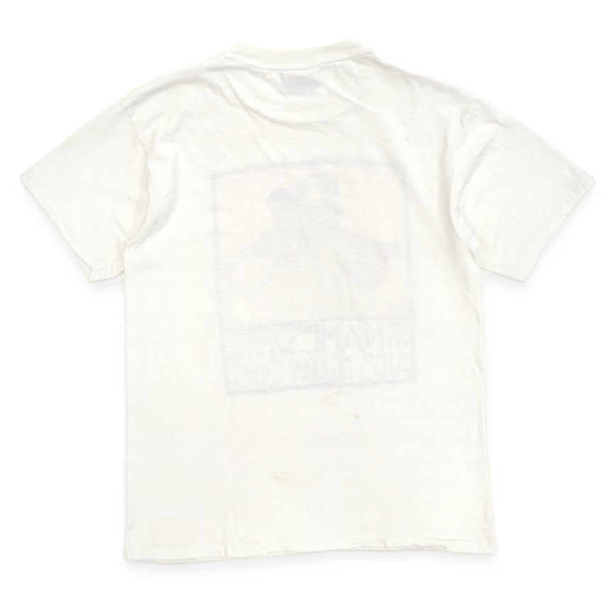 1990's STAFFORD BLAINE AIDS MEMORIAL QUILT FOLK ART T-SHIRT ... L