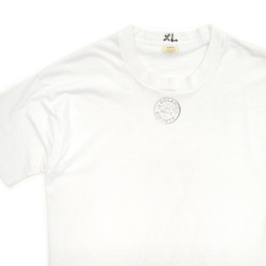 1980's JAIL INMATE SOLANO COUNTY Prisoner T-SHIRT ... XL