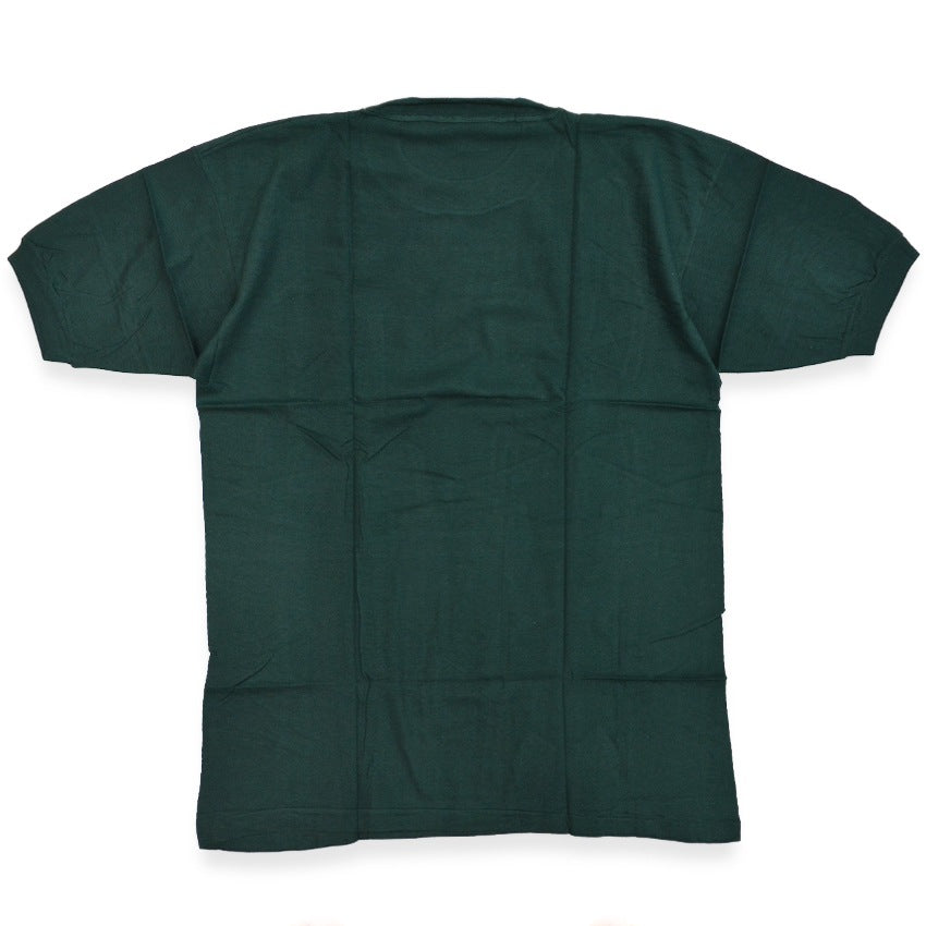 1980's DEADSTOCK EUREX パキ綿 POCKET PACK TEE FOREST GREEN ... XL