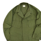 1970's DEADSTOCK USARMY JUNGLE FATIGUE JACKET...X-SMALL-SHORT